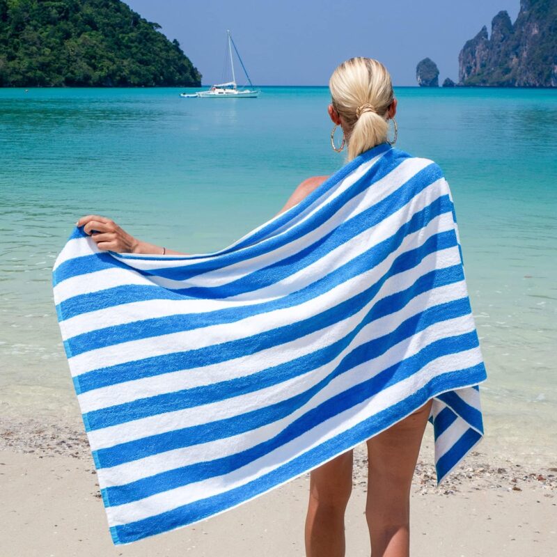 striped beach towels