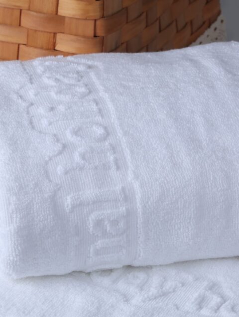 jacquard embossed bath towels